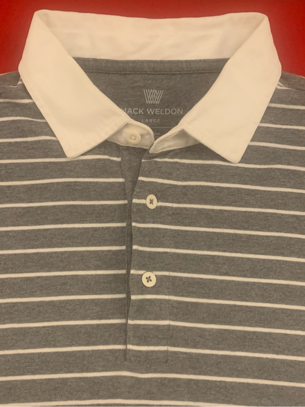 MACK WELDON LS 100% Cotton Polo Jersey